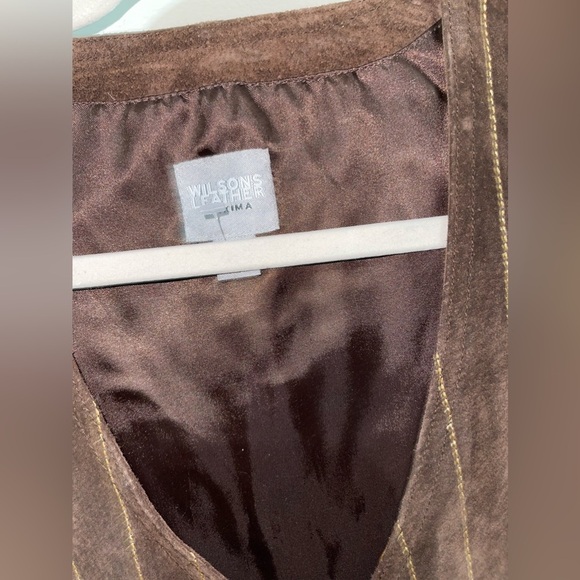 NWT Vintage Wilson Leather Vest - Picture 2 of 10